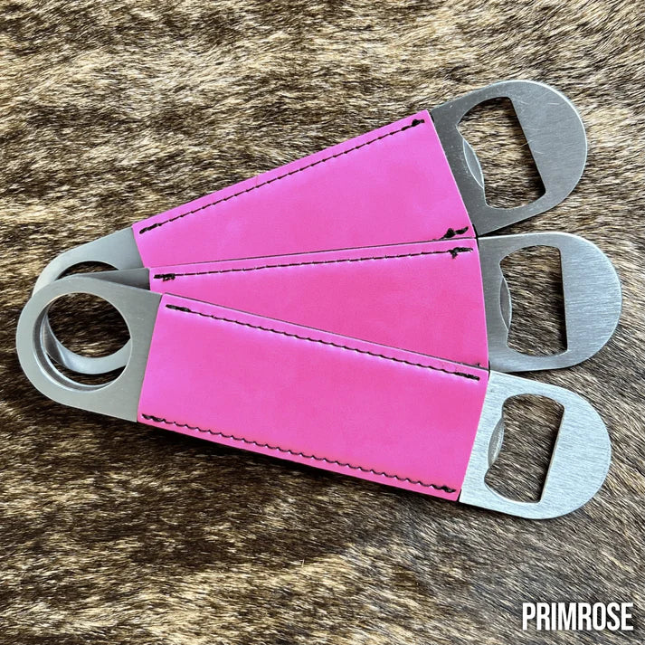 Premium Customized Bottle Opener - Your Logo-Black-Buckskin-Charcoal-Flint-Indigo 403 Custom Cuts