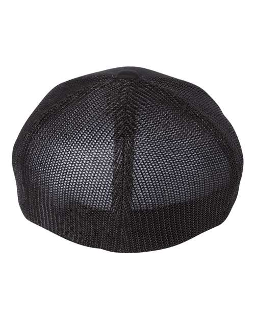 Richardson 110R-Flex - 6-Panel Stretch Fit Trucker Hat-Black / S/M 403 Custom Cuts