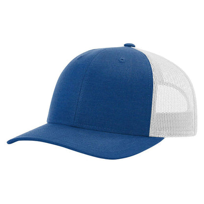 Heather Royal Light Grey Richardson 115 Low Profile - Custom Hat | 403 Custom Cuts