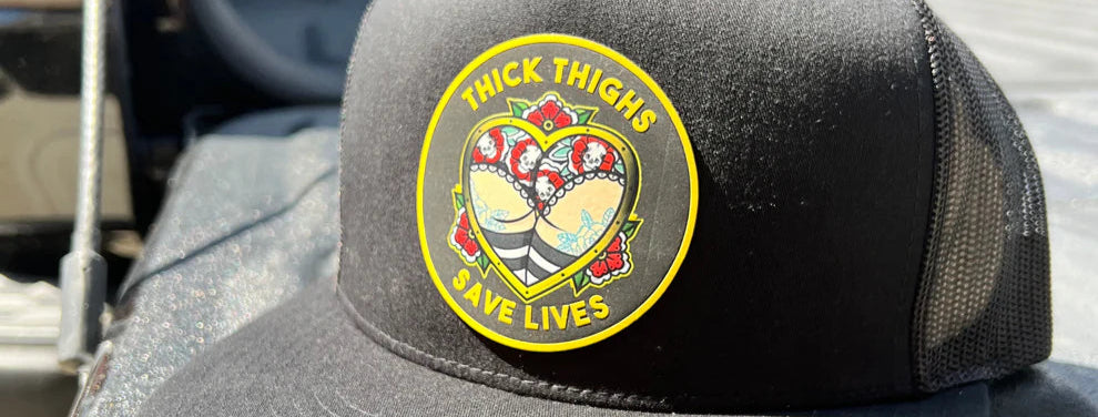 Thick Thighs, Save Lives! SnapBack Trucker - 403 Custom Cuts