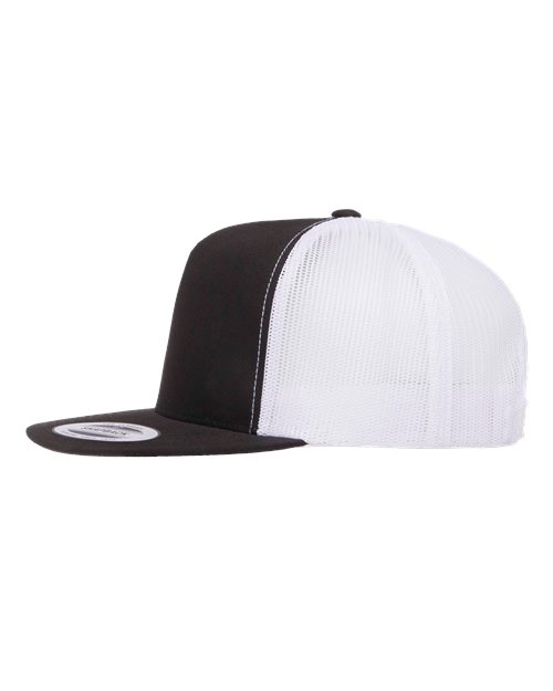 Yupoong 6006 Flat Brim SnapBack Trucker
