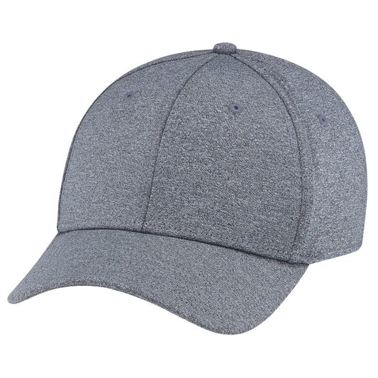 AJM AC5018 fitted baseball hat in Charcoal, angled front view.