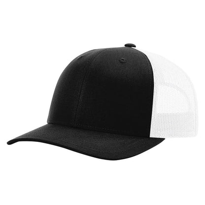 Black White Richardson 115 Low Profile - Custom Hat | 403 Custom Cuts