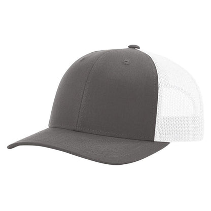 Charcoal White Richardson 115 Low Profile - Custom Hat | 403 Custom Cuts