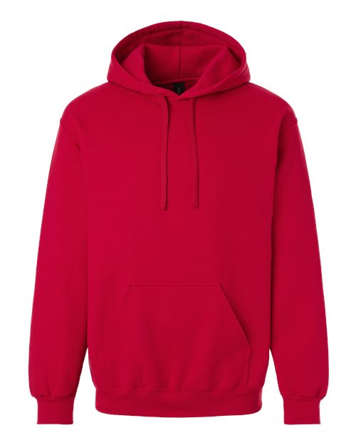 Cherry Red Custom Graphic Maxweight Blend Hoodie - Vibrant DTF Logo Print - 403 Custom Cuts