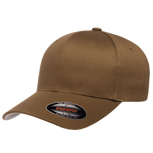 Coyote Brown Flexfit 6277 Stretch Fit Cap - Custom Hat | 403 Custom Cuts