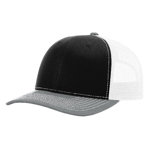 Custom Richardson 112 Trucker Hat featuring high-quality professional branding by 403 Custom Cuts in Calgary.