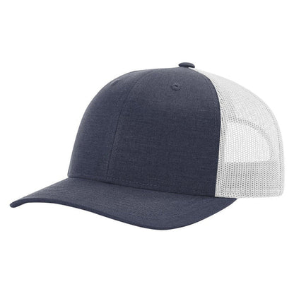 Heather Navy Light Grey Richardson 115 Low Profile - Custom Hat | 403 Custom Cuts