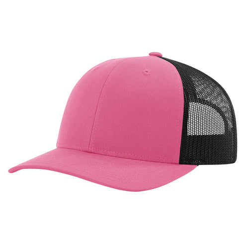 Hot Pink Black Richardson 115 Low Profile - Custom Hat | 403 Custom Cuts