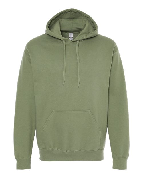 Military Green Custom Softstyle Midweight Hoodie - Rugged DTF Print - 403 Custom Cuts
