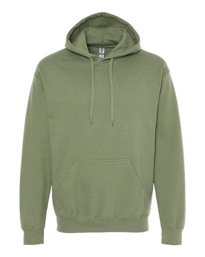 Military Green Custom Softstyle Midweight Hoodie - Rugged DTF Print - 403 Custom Cuts