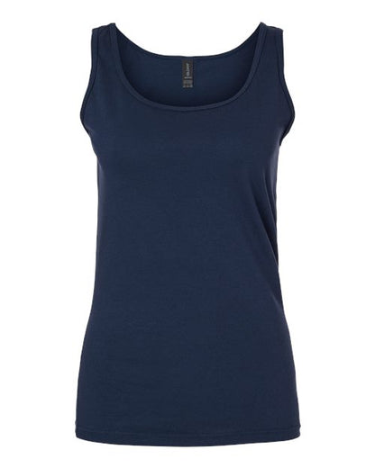 Navy Custom Graphic Tank Top - Women's Softstyle | 403 Custom Cuts
