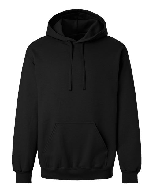 Pitch Black Custom Graphic Maxweight Blend Hoodie - High-Definition DTF Print - 403 Custom Cuts Calgary