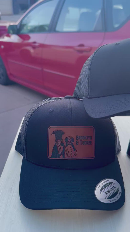 Custom Pet Photo Trucker Hat | Laser Engraved Personalized Cap