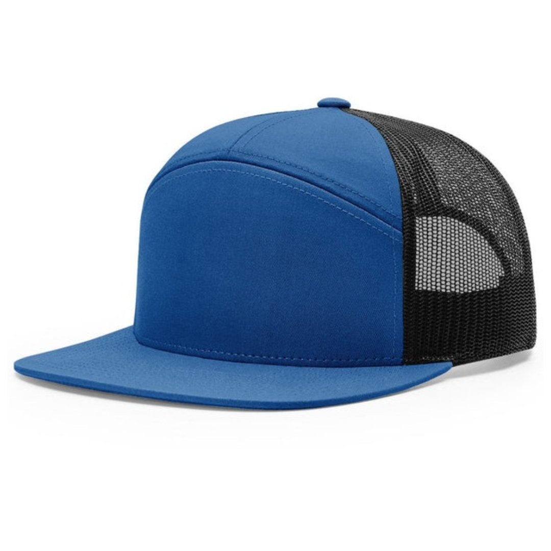 Royal Black Richardson 168 7-Panel - Custom Hat | 403 Custom Cuts