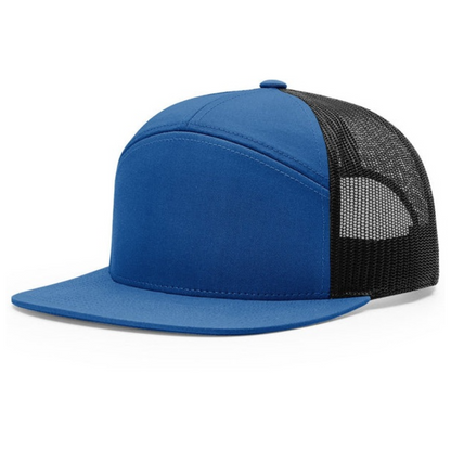 Royal Black Richardson 168 7-Panel - Custom Hat | 403 Custom Cuts